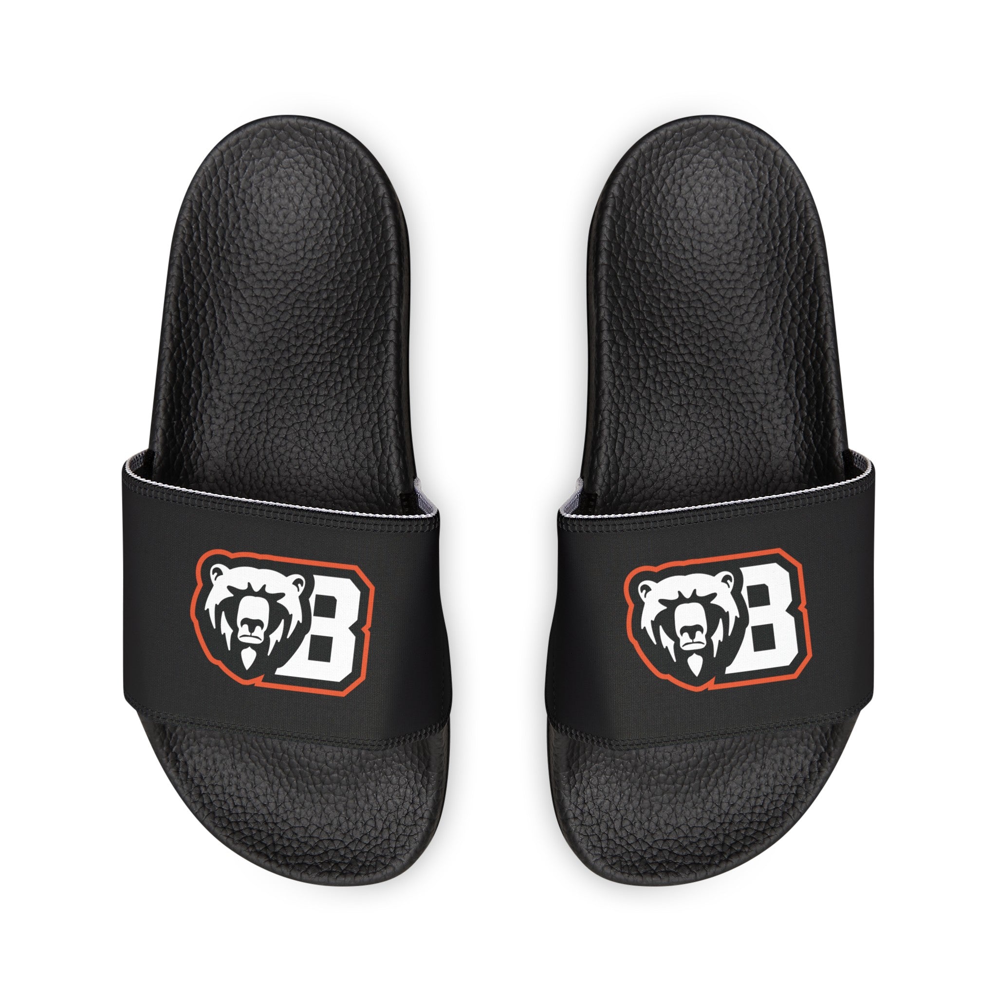 White Bear Lake Football Black Youth Removable-Strap Sandals