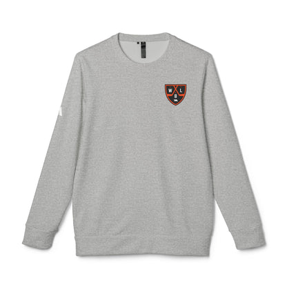 White Bear Lake Hockey Shield Adidas® Unisex Fleece Crewneck Sweatshirt