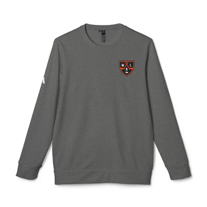 White Bear Lake Hockey Shield Adidas® Unisex Fleece Crewneck Sweatshirt