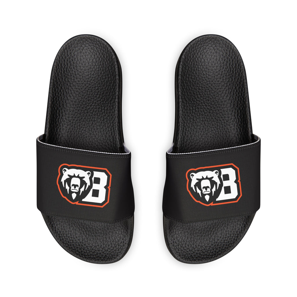 White Bear Lake Football Black Women's Removable-Strap Sandals