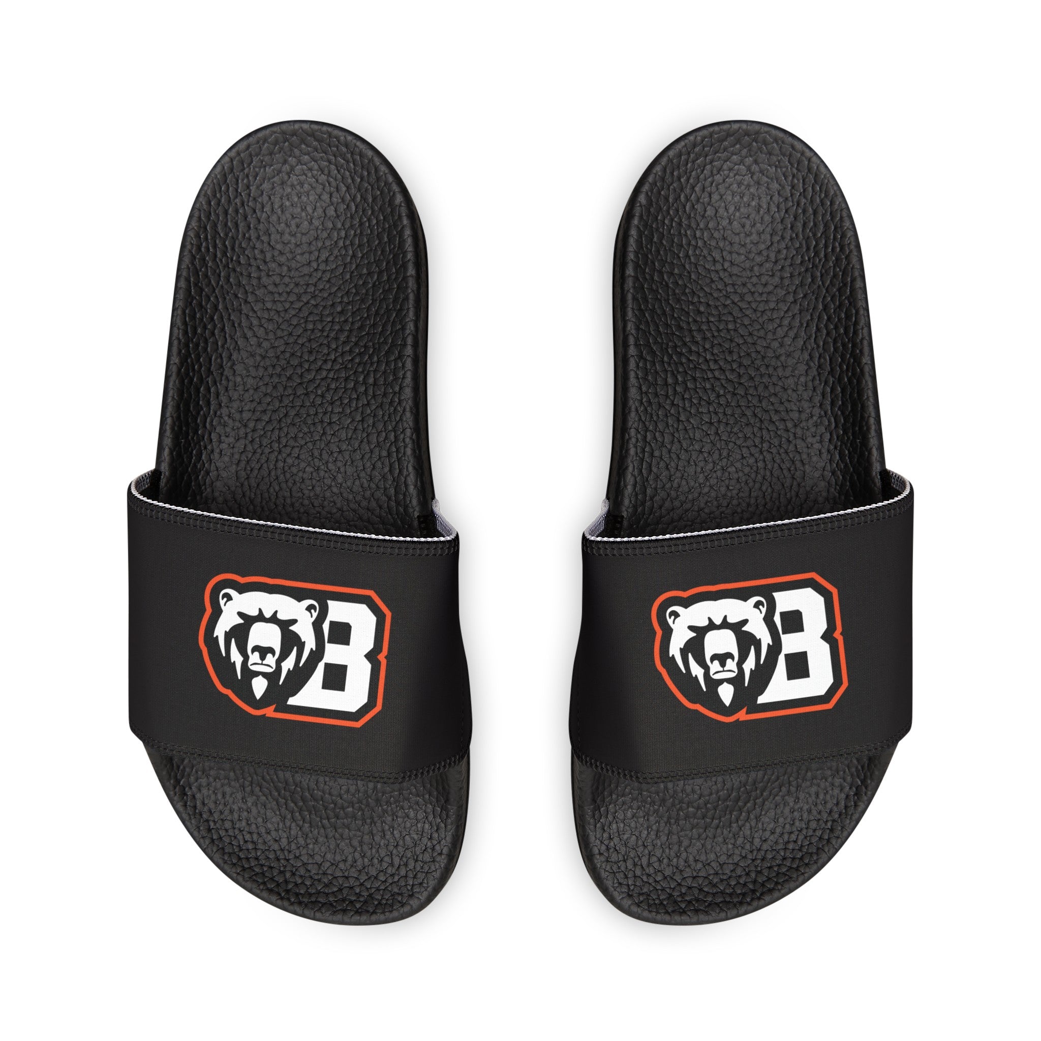 White Bear Lake Football Black Women's Removable-Strap Sandals