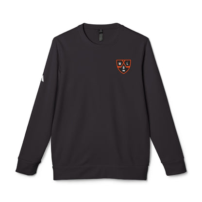 White Bear Lake Hockey Shield Adidas® Unisex Fleece Crewneck Sweatshirt