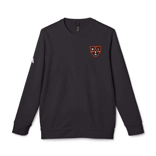 White Bear Lake Hockey Shield Adidas® Unisex Fleece Crewneck Sweatshirt