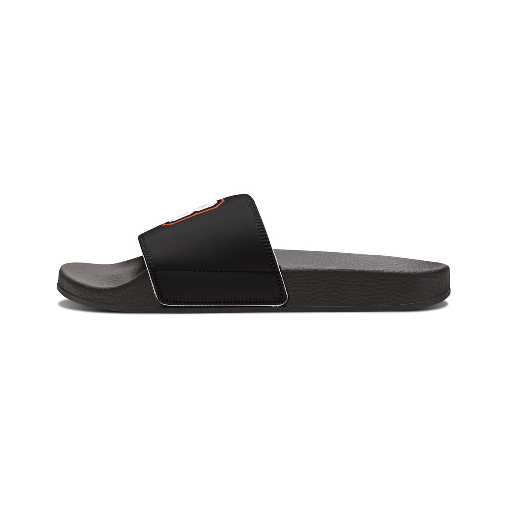 White Bear Lake Football Black Women's Removable-Strap Sandals