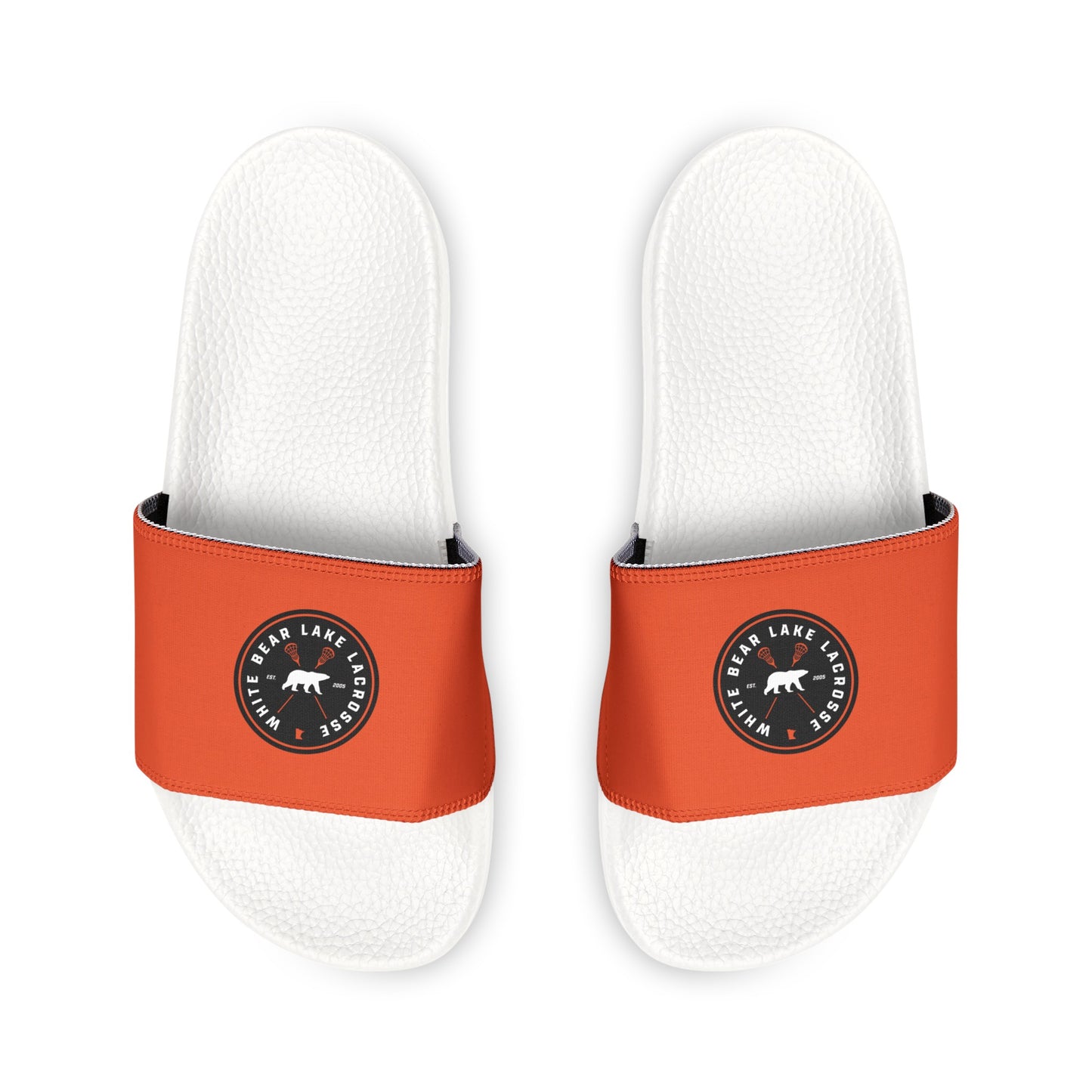 White Bear Lake Lacrosse Orange Youth Removable-Strap Sandals