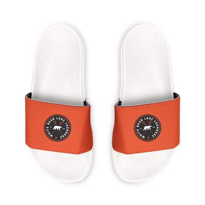 White Bear Lake Lacrosse Orange Youth Removable-Strap Sandals