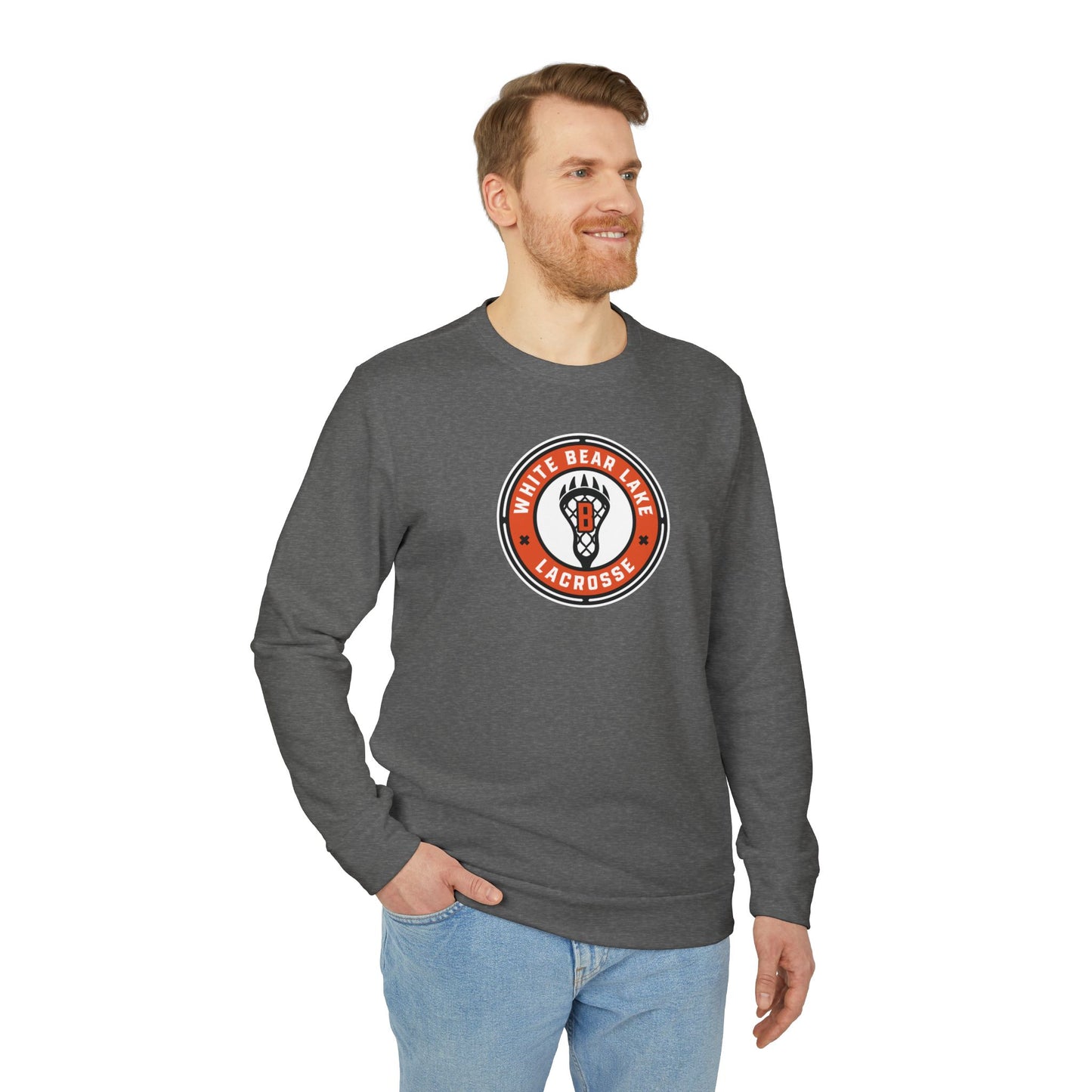 White Bear Lake Lacrosse Adidas Unisex Fleece Crewneck Sweatshirt