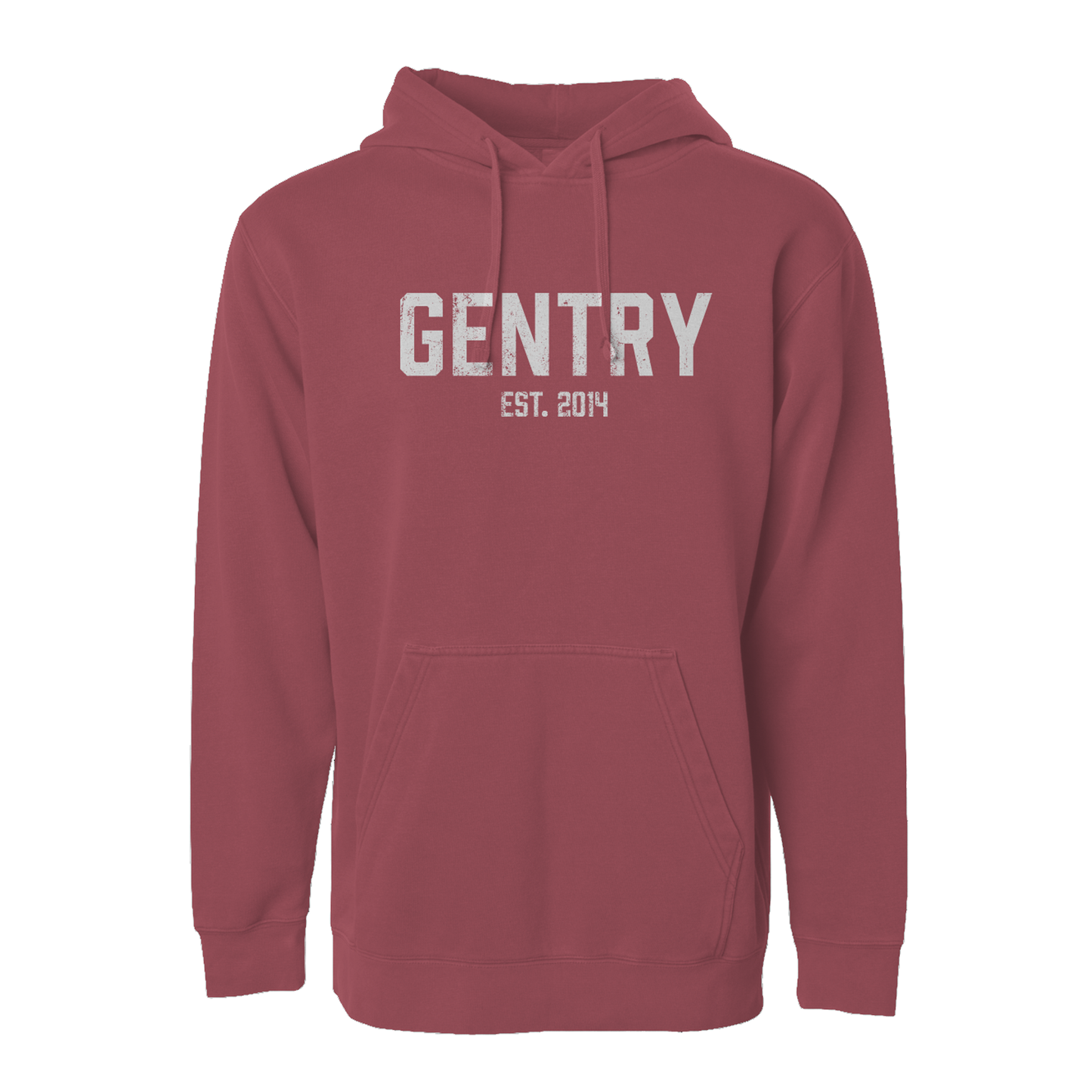 Gentry Academy Distressed Pigment Dyed Hoodie