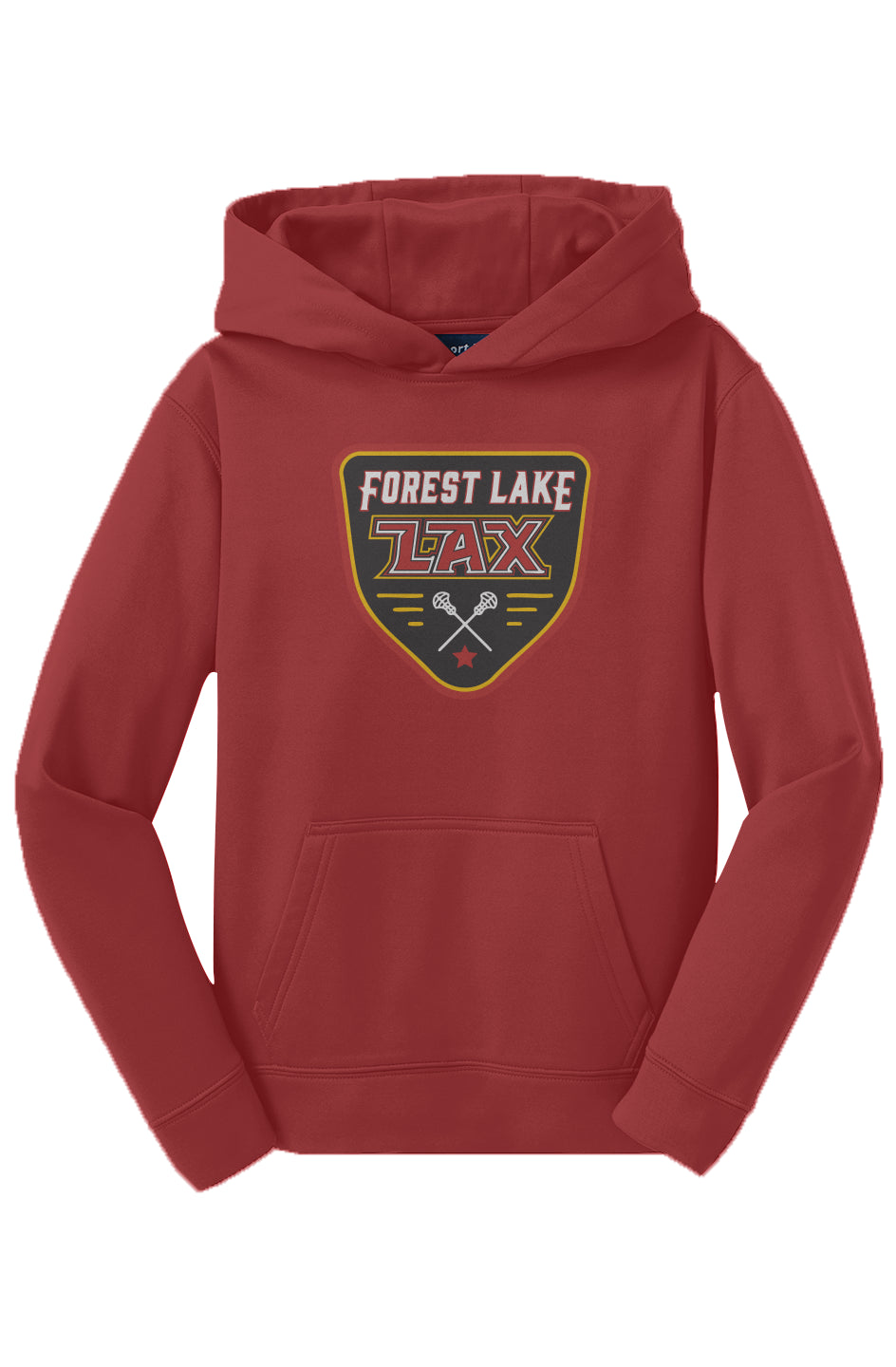 Forest Lake Lacrosse Youth Fleece Hooded Pullover