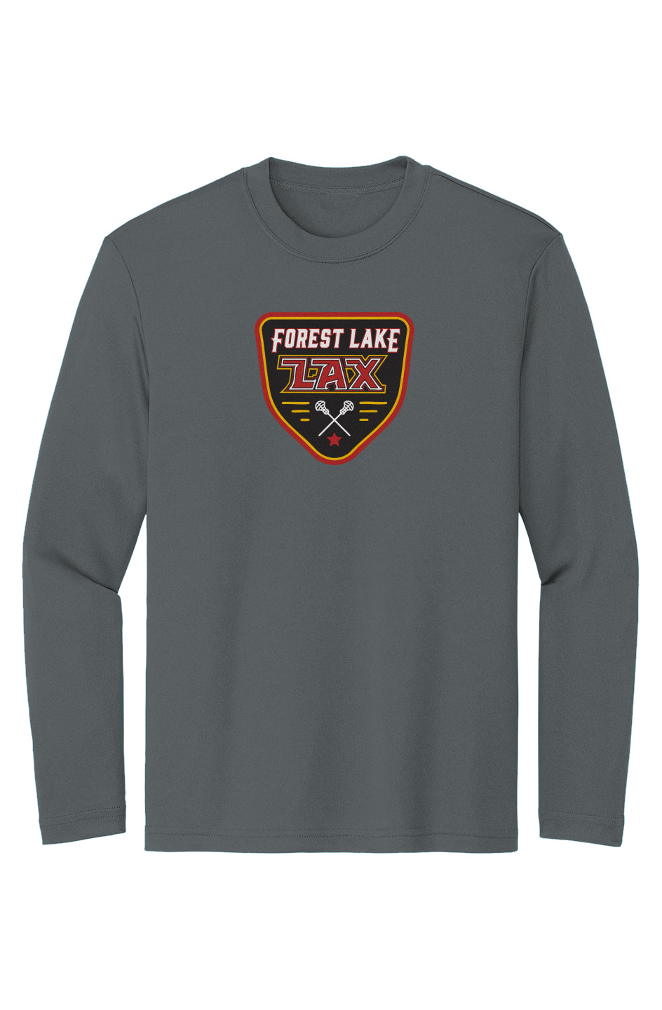 Forest Lake Lacrosse PosiCharge Youth Long Sleeve Tee