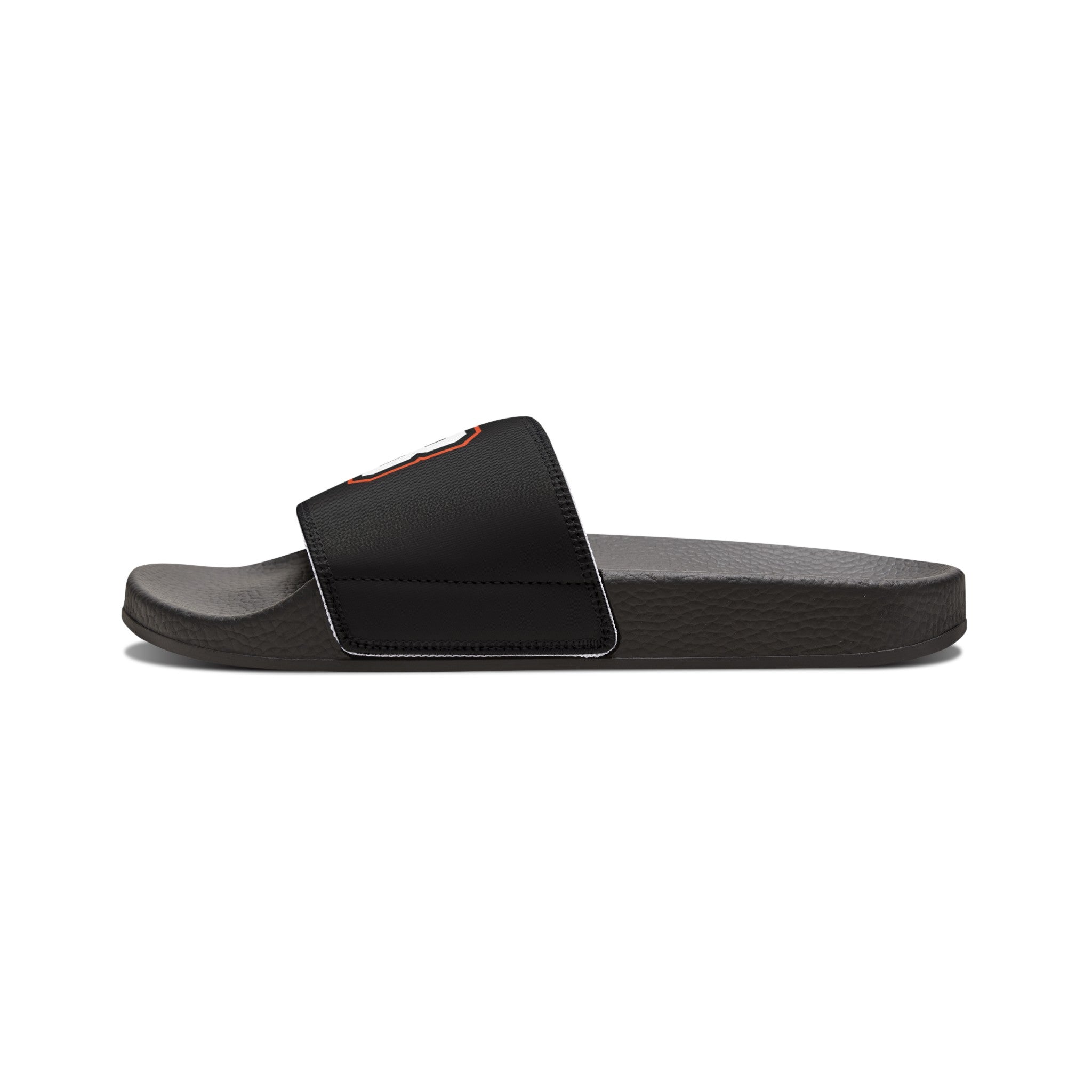 White Bear Lake Football Black Youth Removable-Strap Sandals