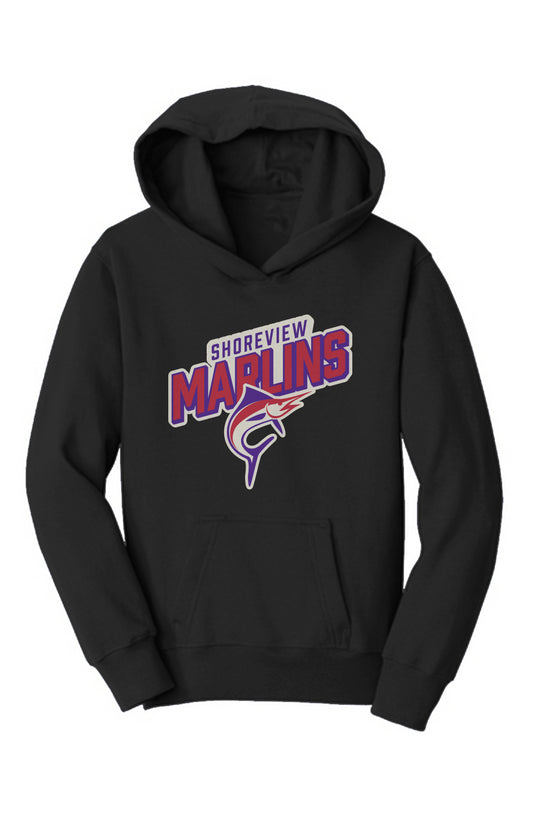 Shoreview Marlins Youth Fleece Pullover Hoodie