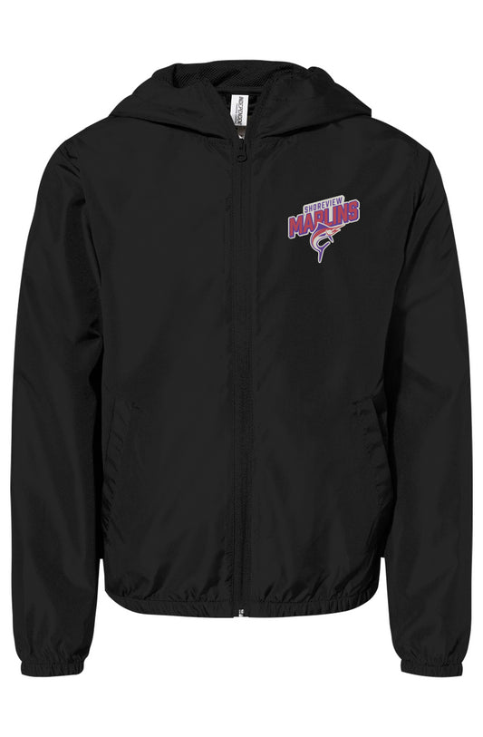 Shoreview Marlins Youth Lightweight Windbreaker Full-Zip Jacket
