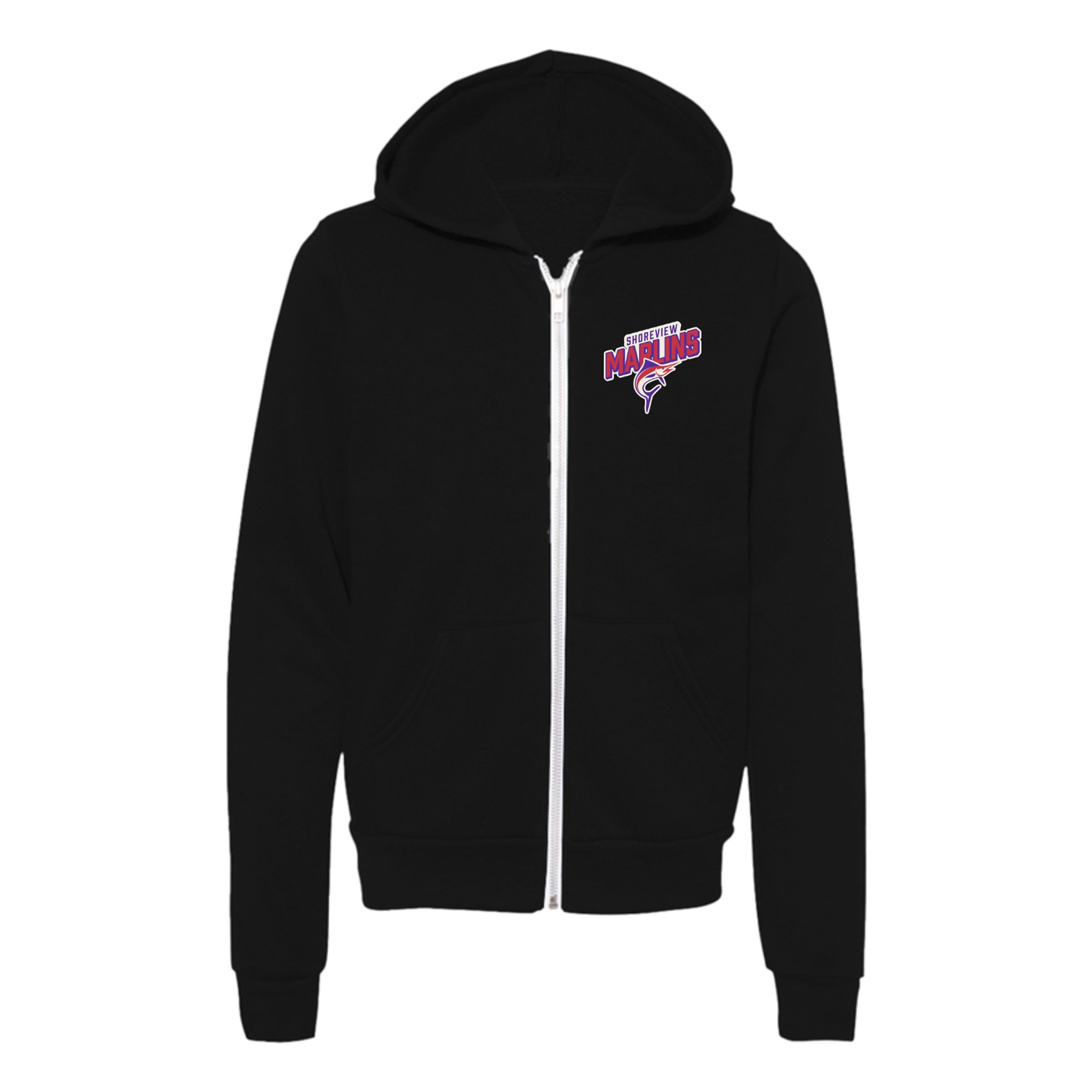 Shoreview Marlins Youth Sponge Fleece Full-Zip Hoodie