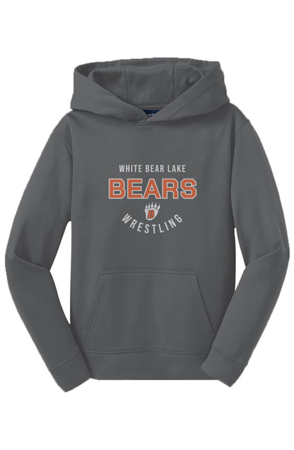 White Bear Lake Wrestling Fleece Hooded Pullover