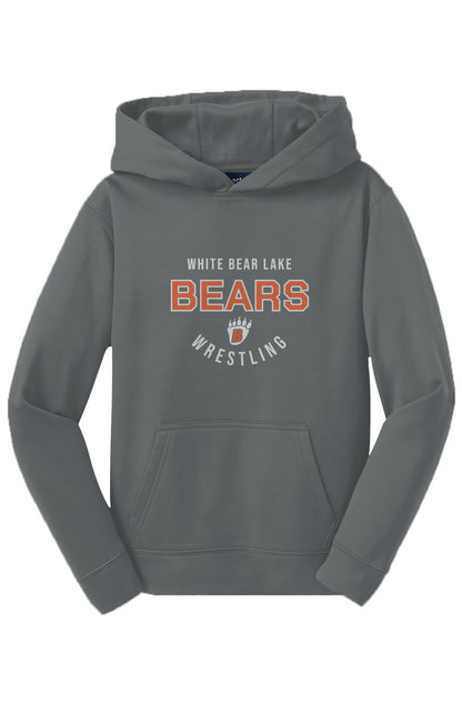 White Bear Lake Wrestling Fleece Hooded Pullover