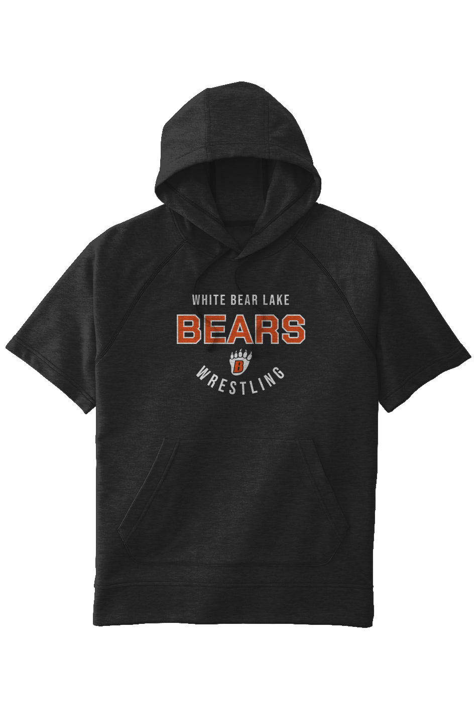 White Bear Lake Wrestling Tri-Blend Fleece Hooded Pullover