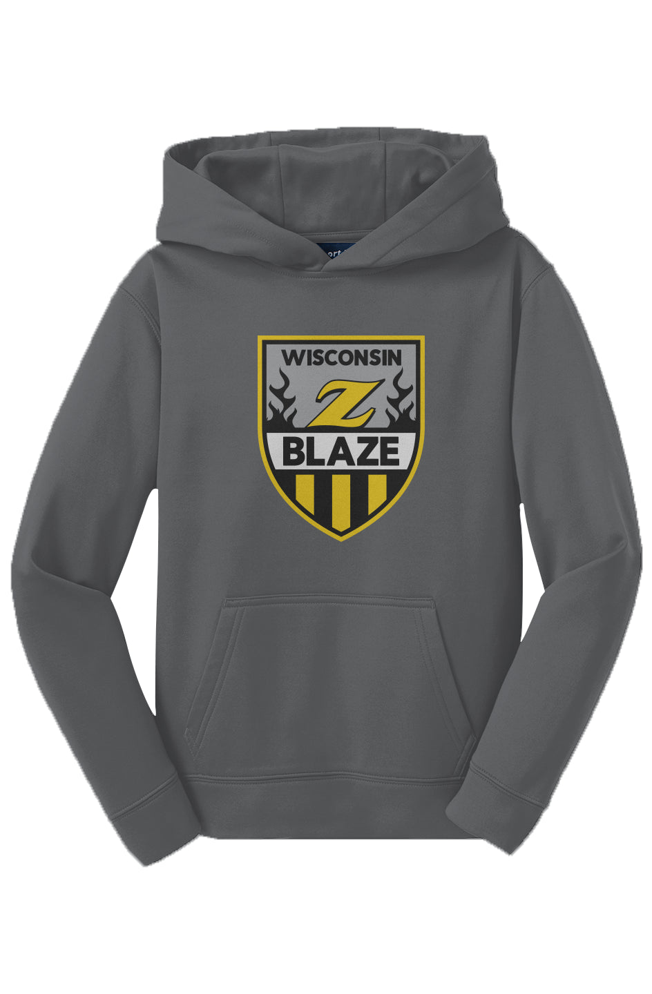 Wisconsin Blaze AAA Youth Sport-Tek Fleece Hoodie