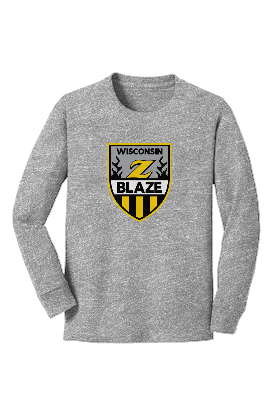 Wisconsin Blaze AAA Youth Long Sleeve Core Cotton Tee