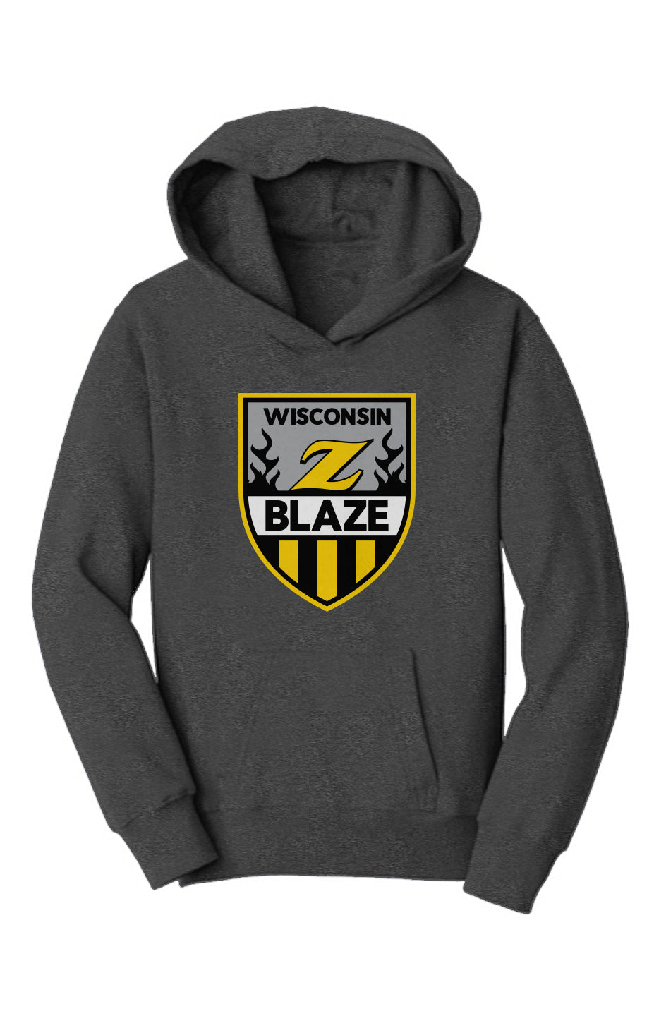 Wisconsin Blaze Hockey Youth Fleece Hoodie