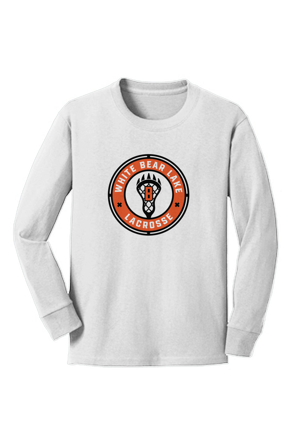 White Bear Lake Lacrosse Youth Long Sleeve Core Cotton Tee