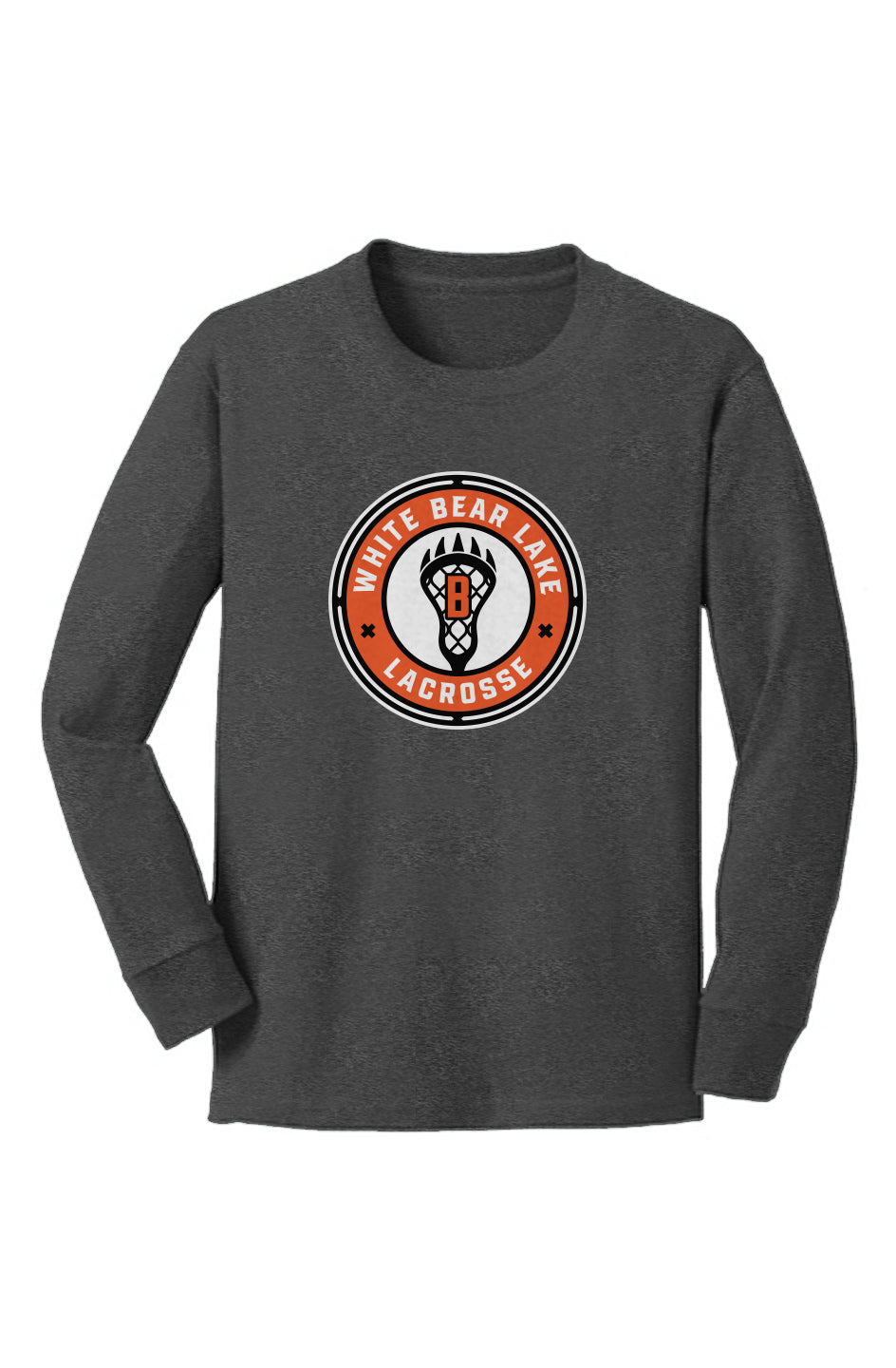 White Bear Lake Lacrosse Youth Long Sleeve Core Cotton Tee