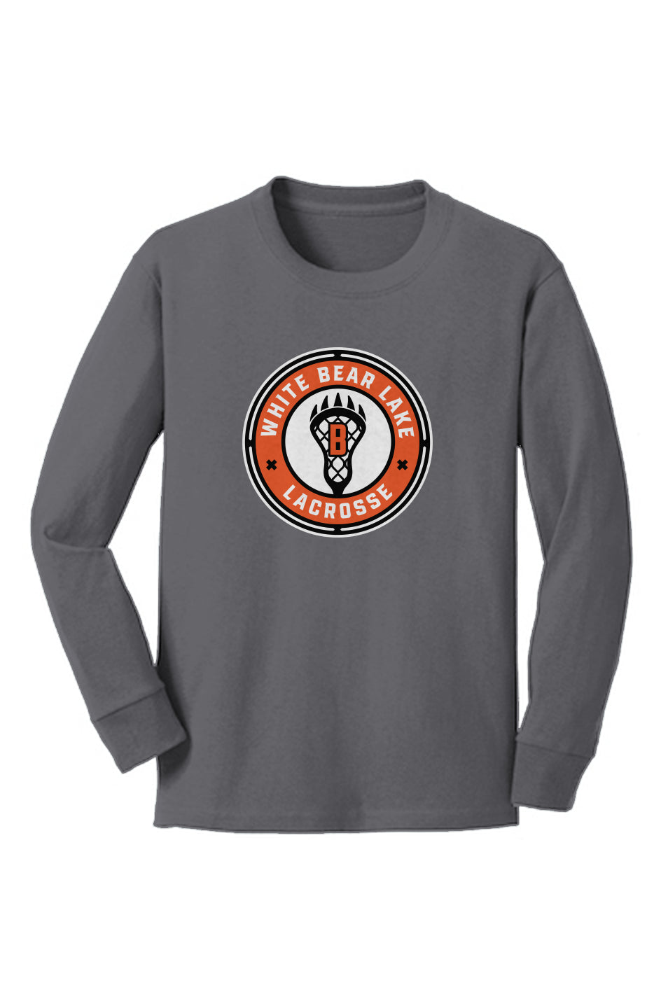White Bear Lake Lacrosse Youth Long Sleeve Core Cotton Tee