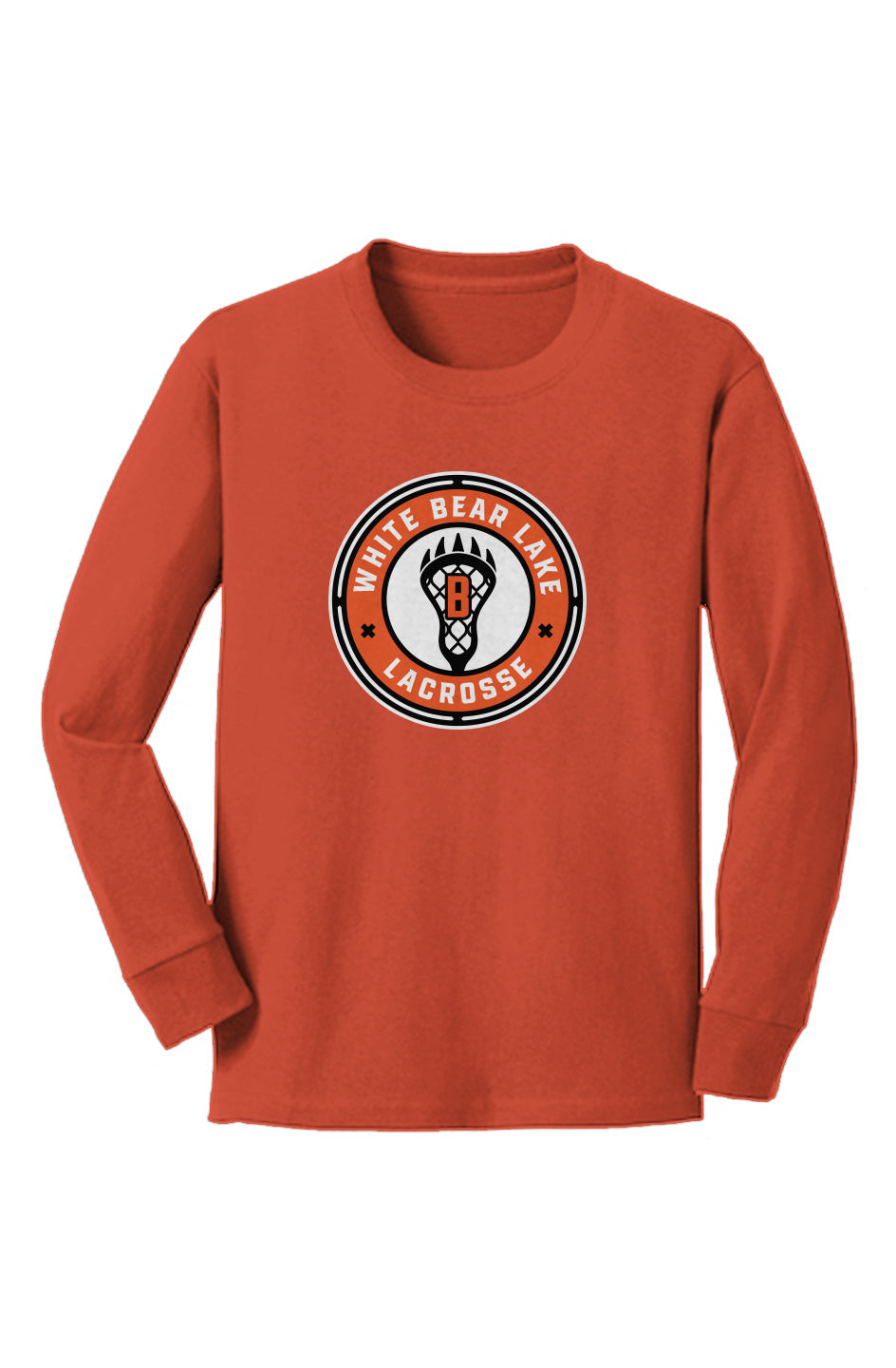 White Bear Lake Lacrosse Youth Long Sleeve Core Cotton Tee