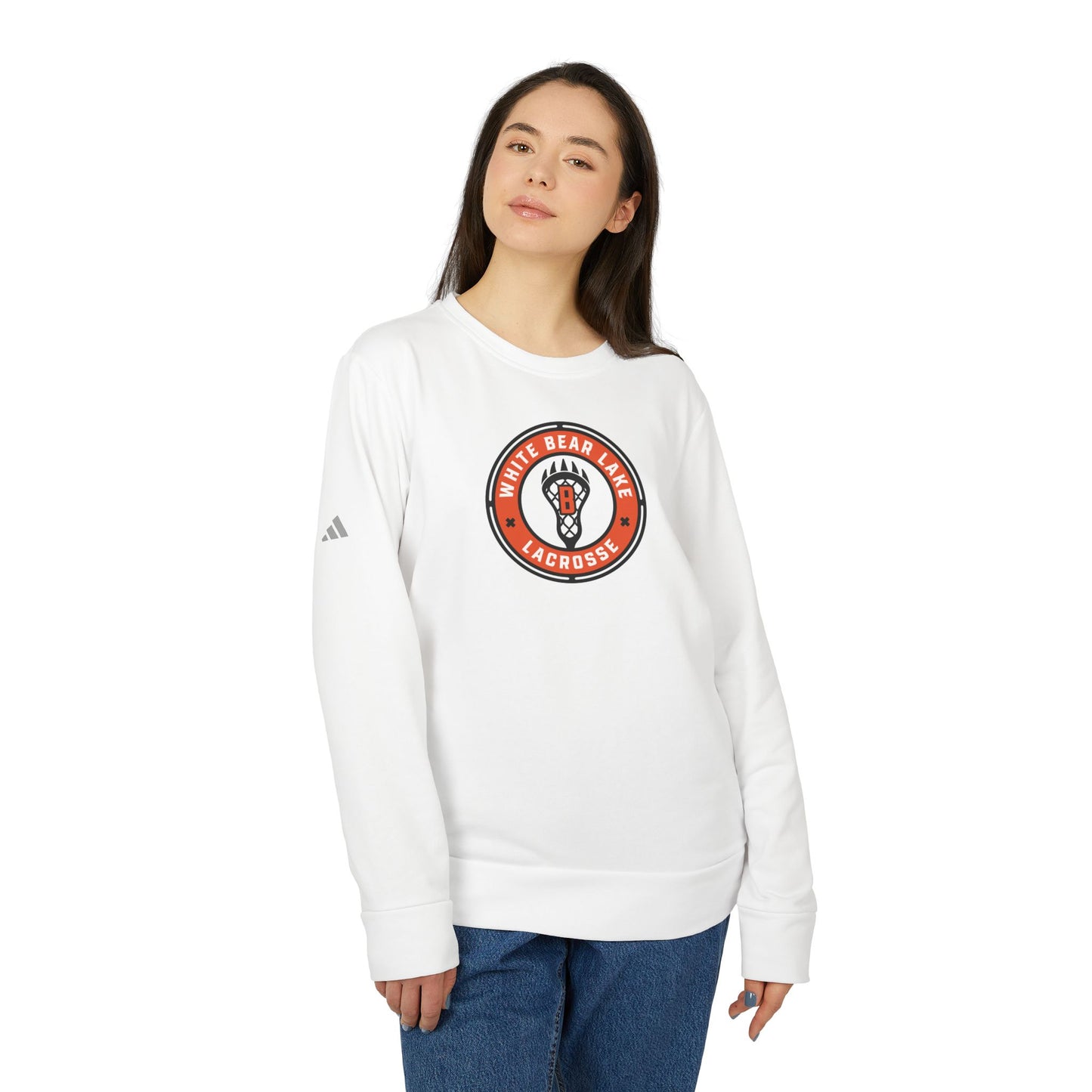 White Bear Lake Lacrosse Adidas Unisex Fleece Crewneck Sweatshirt