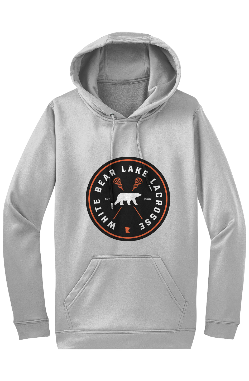 White Bear Lake Lacrosse Adult Sport Wick Fleece Hoodie