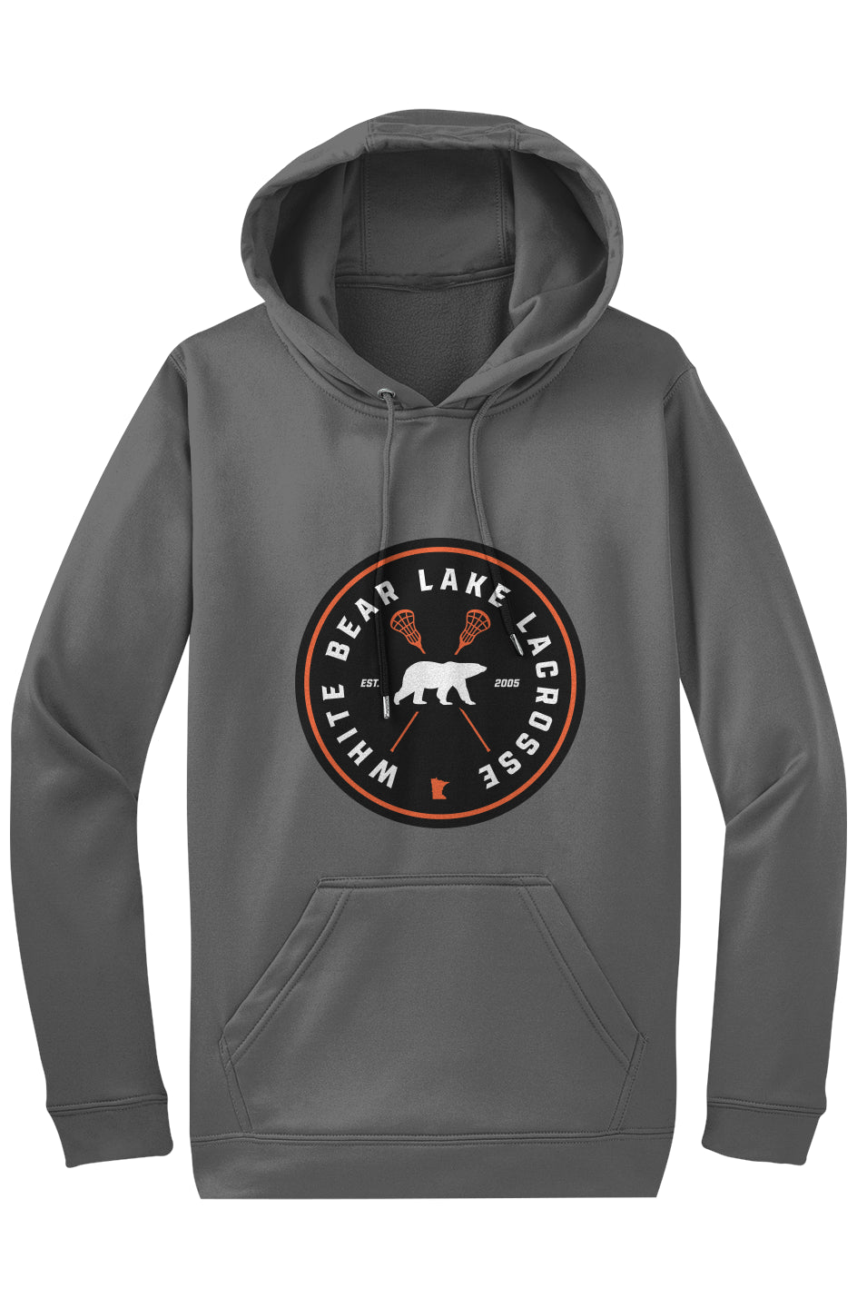 White Bear Lake Lacrosse Adult Sport Wick Fleece Hoodie