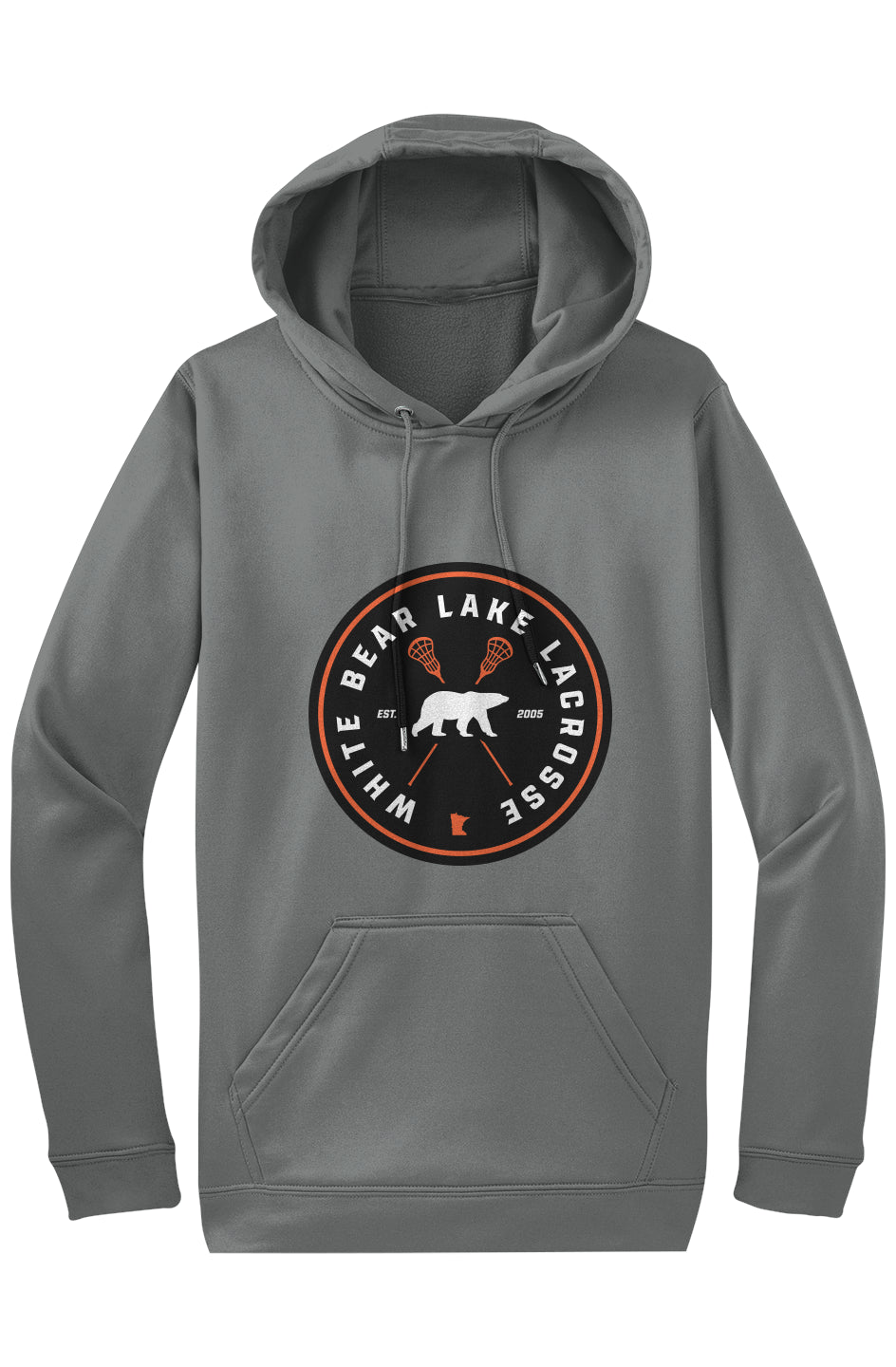 White Bear Lake Lacrosse Adult Sport Wick Fleece Hoodie