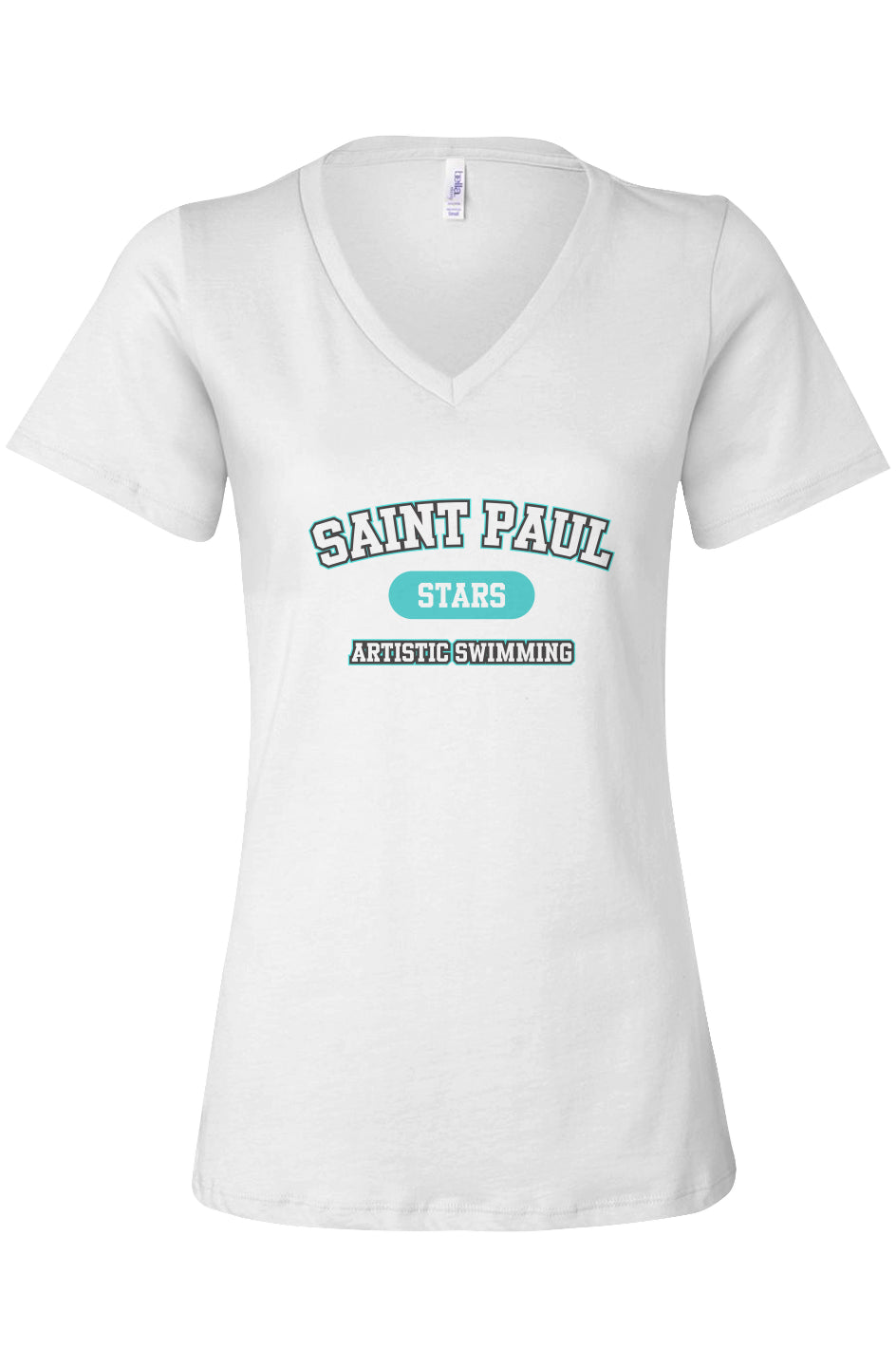 St. Paul Stars Women’s Collegiate Casual V-Neck Tee