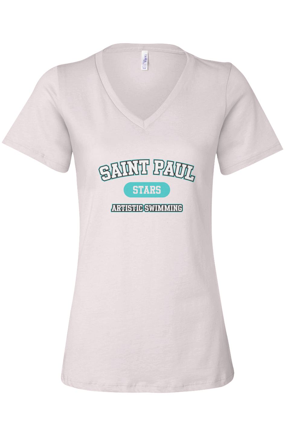 St. Paul Stars Women’s Collegiate Casual V-Neck Tee