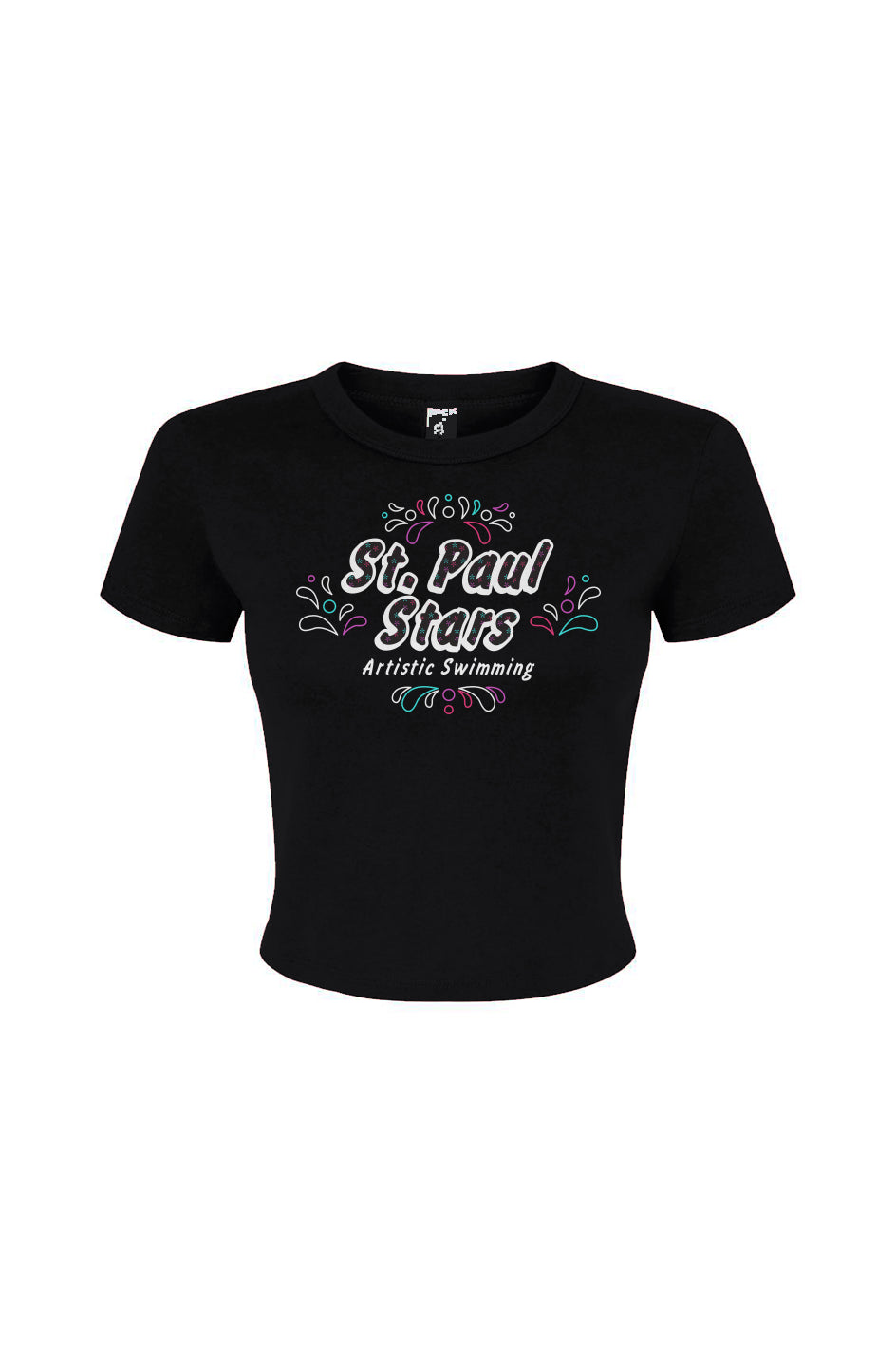 St. Paul Stars Women's Senior's Micro Rib Baby Tee