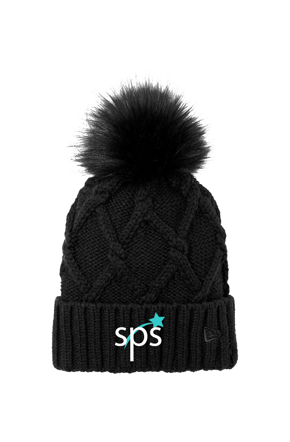 St. Paul Stars SPS Faux Fur Pom Beanie