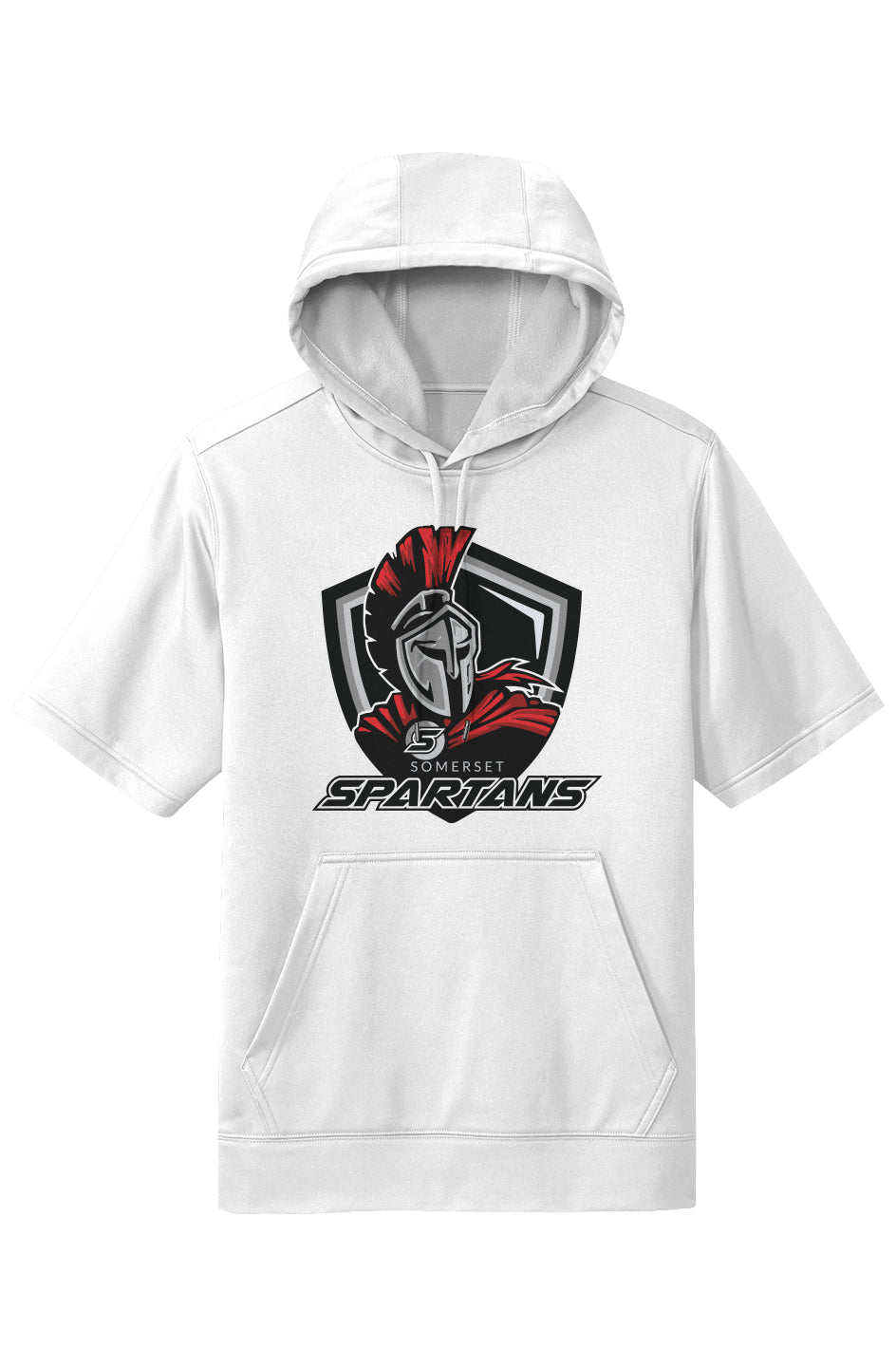 Somerset Baseball Sport-Tek Adult Sport Wick Short Sleeve Hoodie