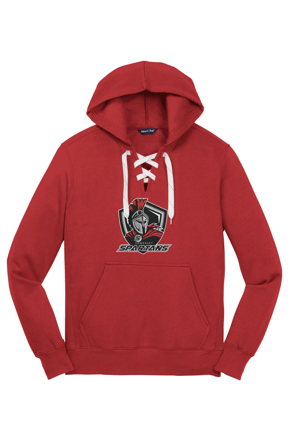 Somerset Baseball Sport-Tek Lace Up Pullover Hooded Sweatshirt