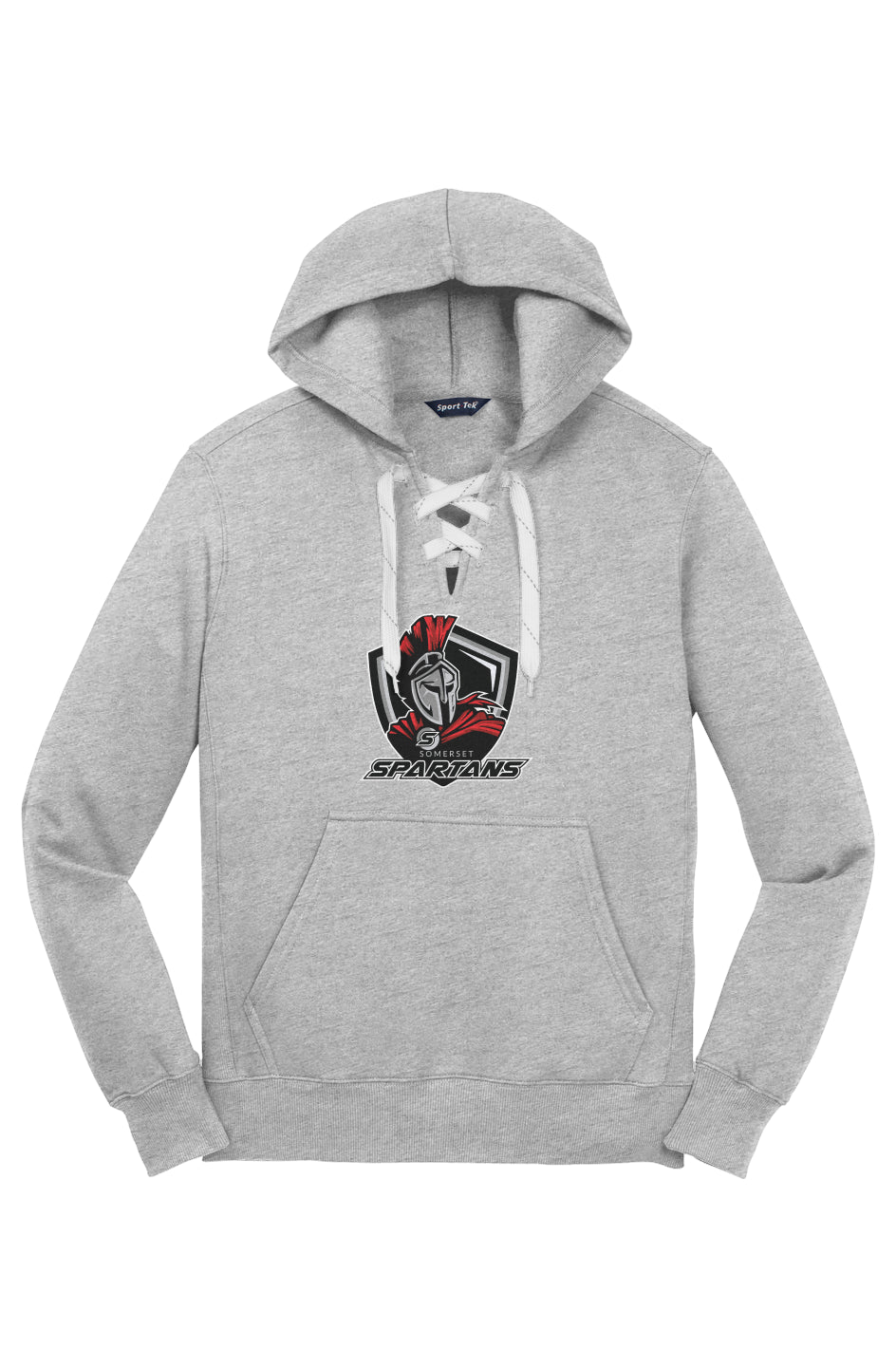 Somerset Baseball Sport-Tek Lace Up Pullover Hooded Sweatshirt