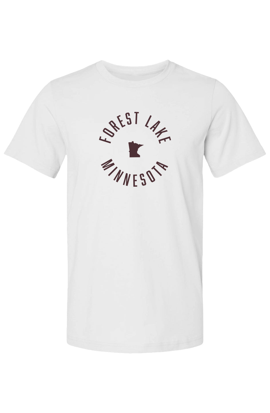 Forest Lake Minnesota Radial Bella + Canvas Tee