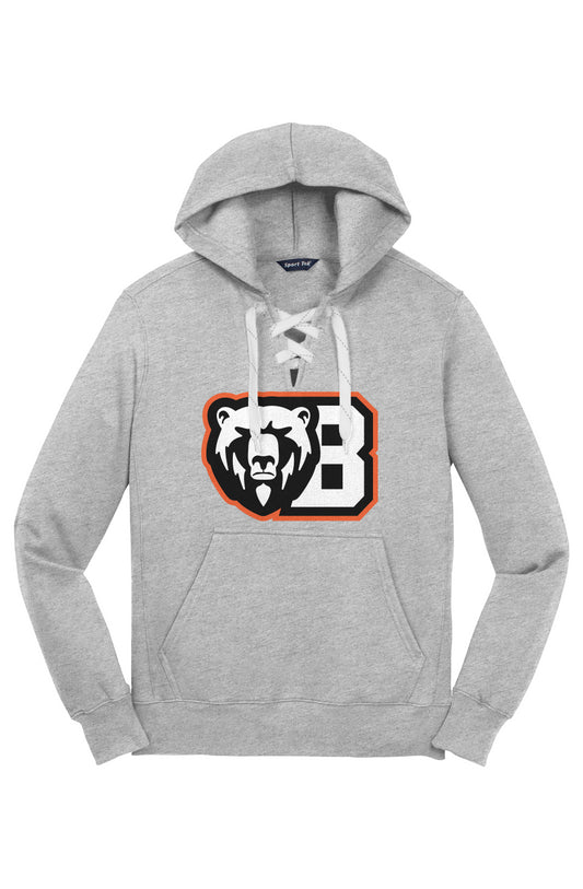 White Bear Lake Football Sport-Tek Lace Up Hoodie