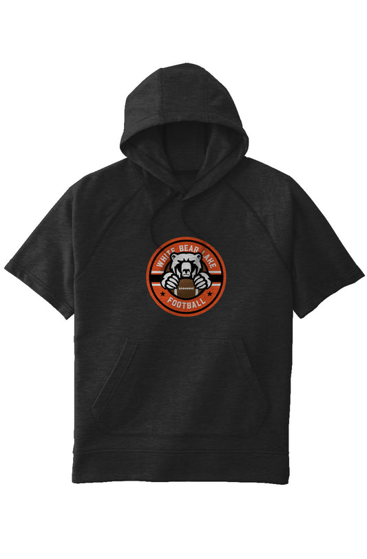 White Bear Lake Football Sport-Tek Tri-Blend Short Sleeve Fleece Hoodie