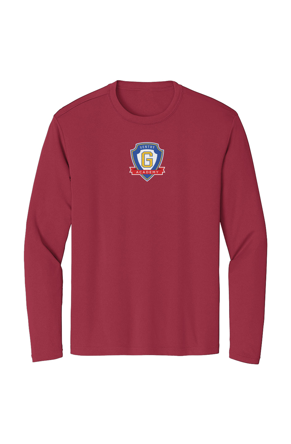 Gentry Academy Shield Sport-Tek Adult Long Sleeve Tee