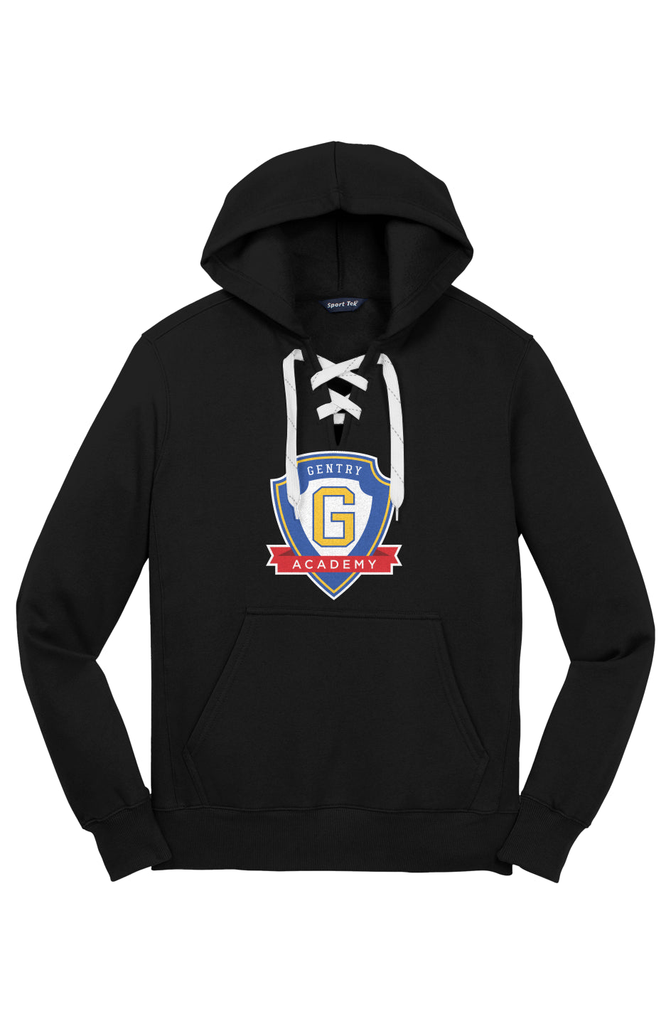 Gentry Academy Shield Lace Up Pullover Hoodie