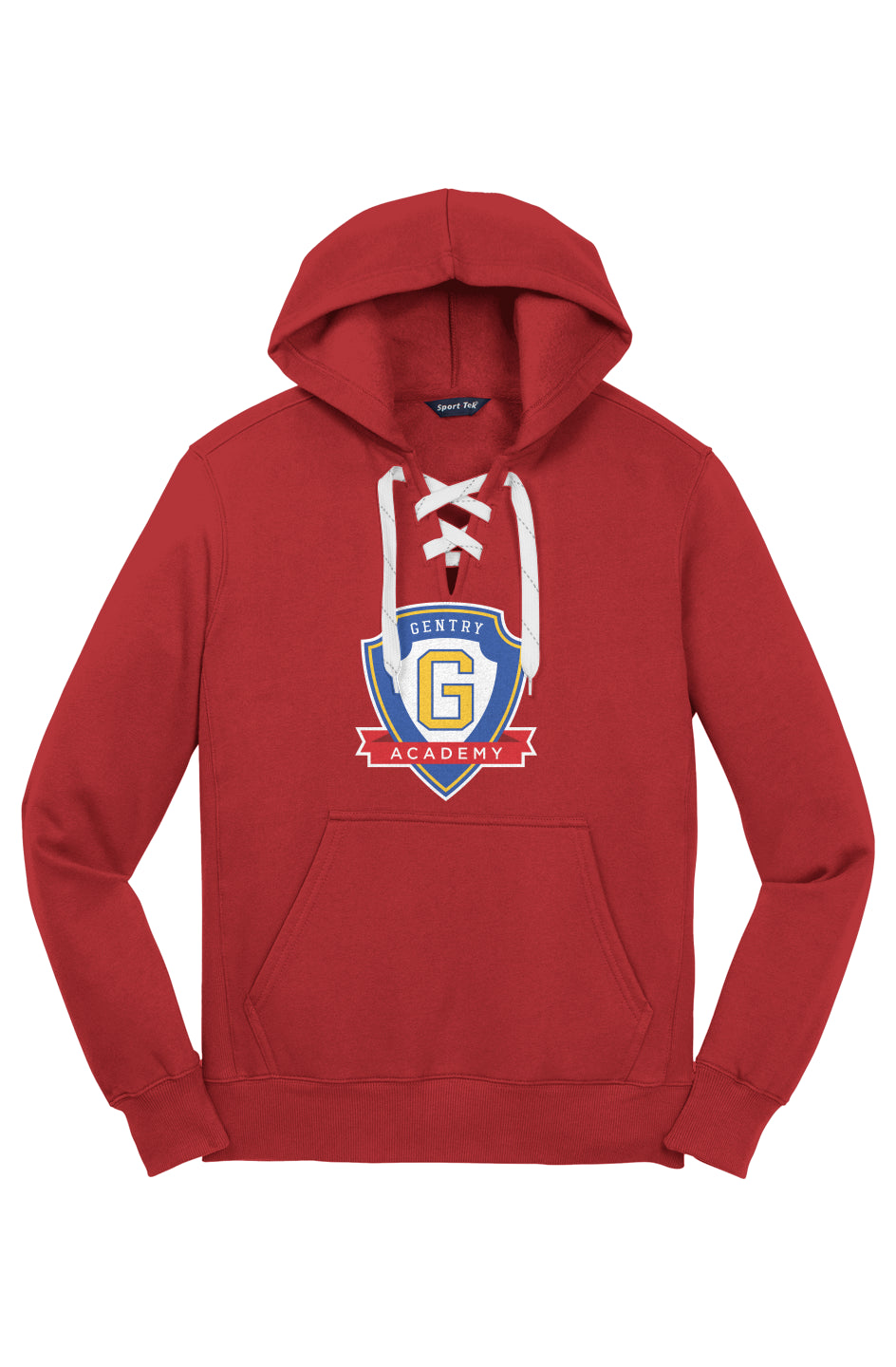 Gentry Academy Shield Lace Up Pullover Hoodie