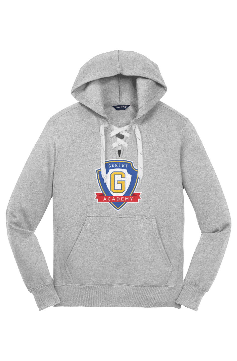 Gentry Academy Shield Lace Up Pullover Hoodie