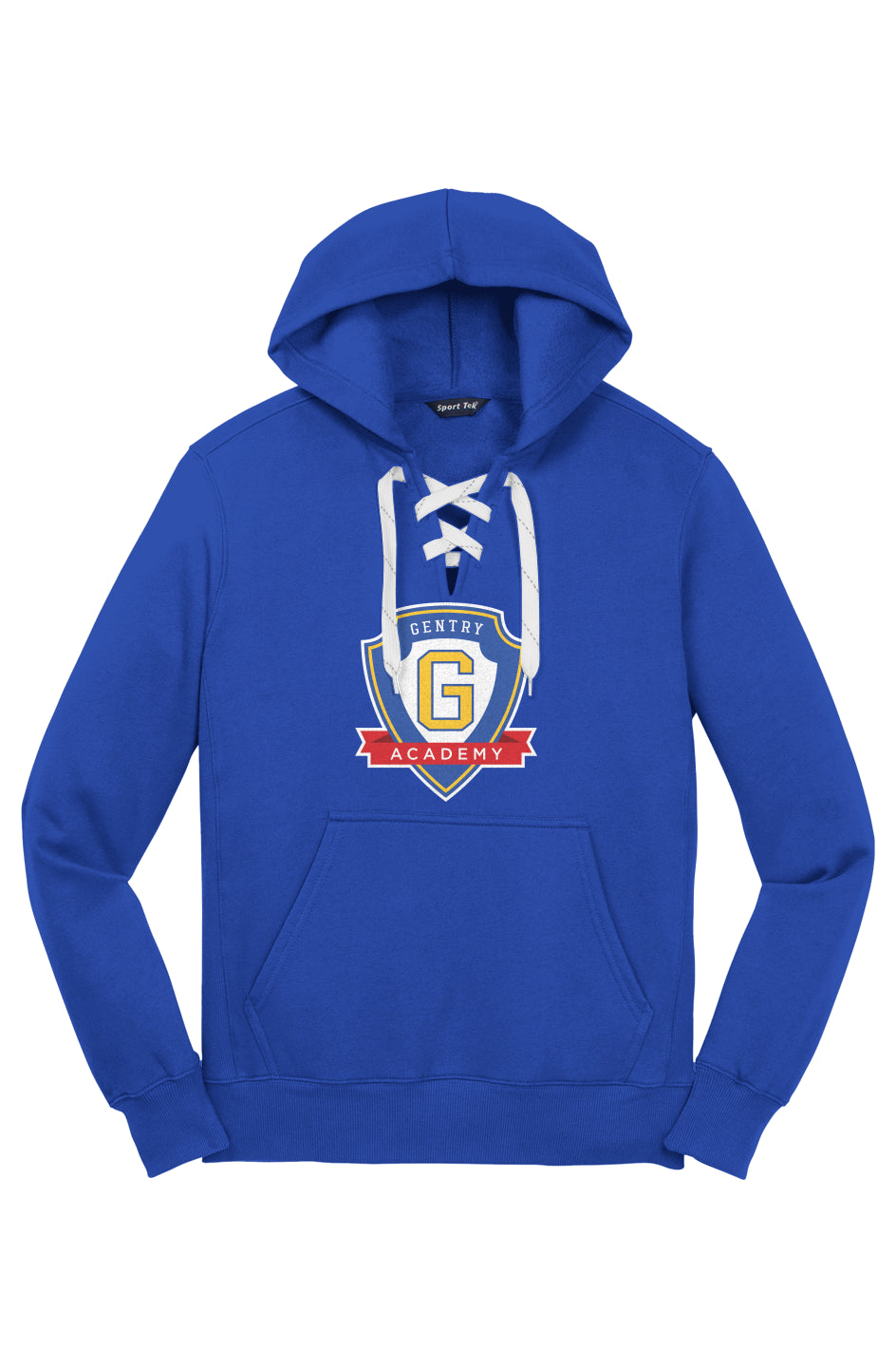 Gentry Academy Shield Lace Up Pullover Hoodie