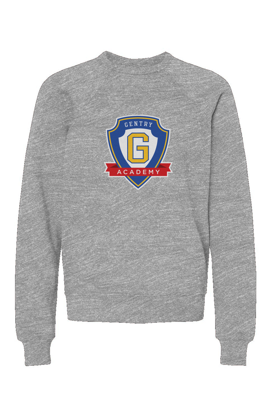 Gentry Academy Shield Youth Raglan Crewneck Sweatshirt