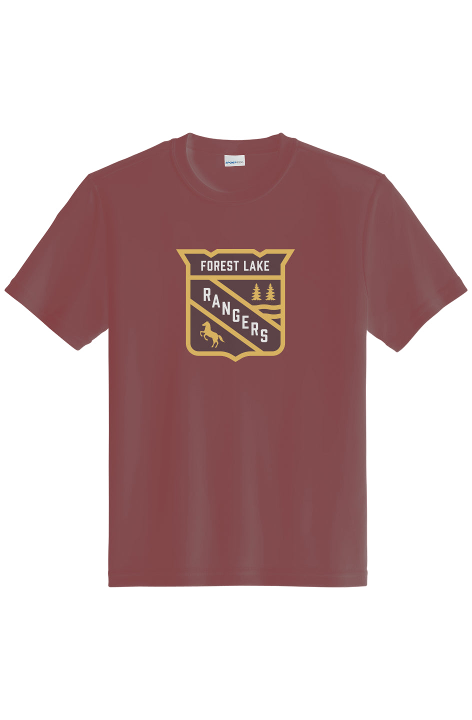 Forest Lake Rangers Shield Youth Sport-Tek Competitor Tee