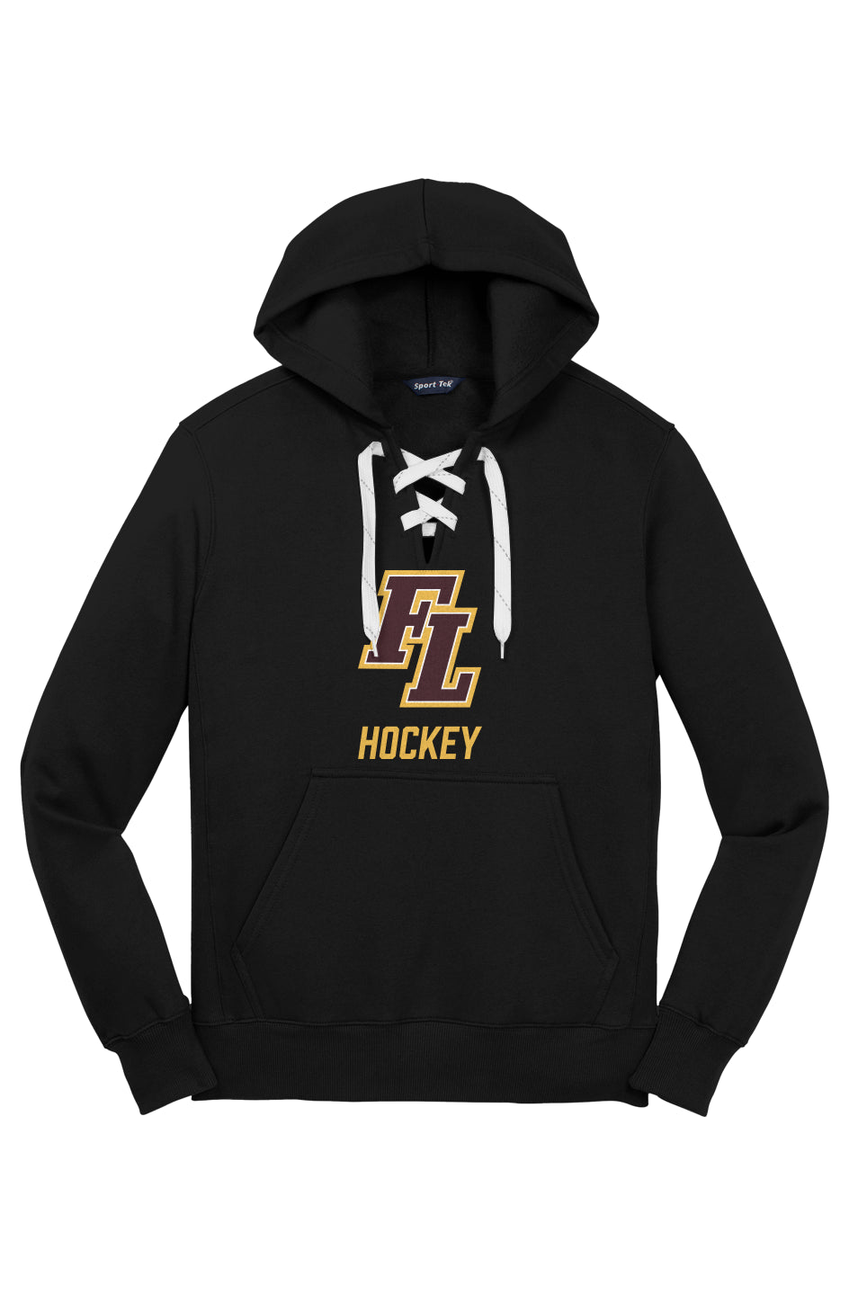Forest Lake Hockey Lace Up Pullover Hooded Sweatshirt